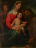 Maria met het kind en de heilige Johannes de Doper en de heilige Franciscus - Vincenzo Rustici — weergave van het kunstwerk