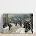 Reproductie van het schilderij Winterdag in Kongens Nytorv - Paul Fischer