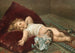 Baby slapend - Virgilio Tojetti — weergave van het kunstwerk