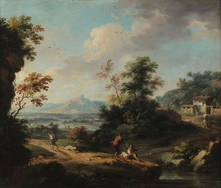Vittorio Amedeo Cignaroli - Landscape with figures.webp