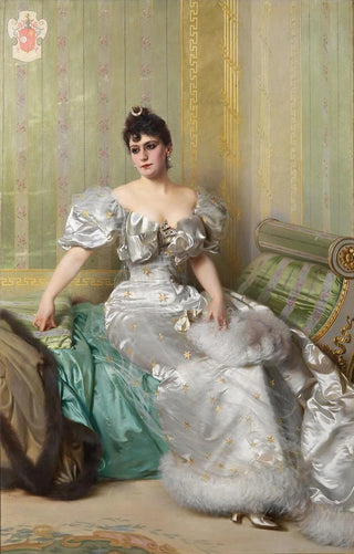 Vittorio Matteo Corcos - Portrait of Corinna Salmon.webp