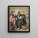 Thee drinken - Vladimir Egorovich Makovsky — ingelijst kunstwerk aan de muur