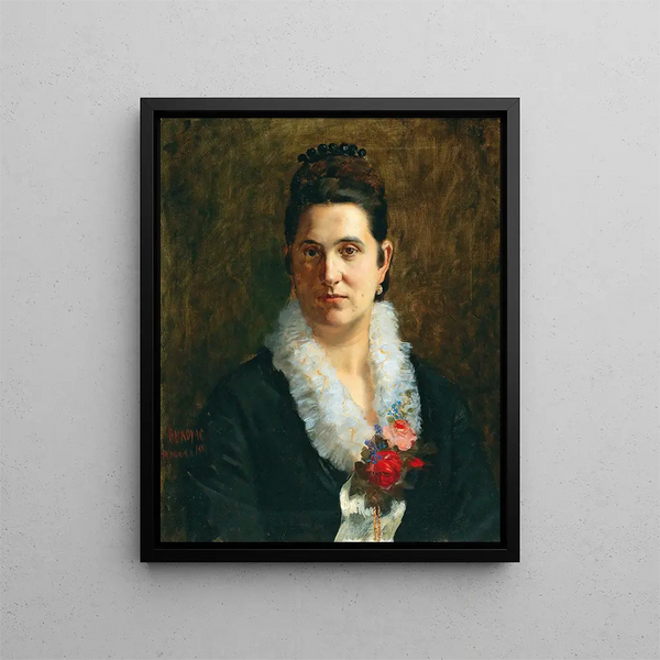 Vlaho Bukovac - Portrait of Katarine Grgurevic.webp