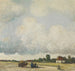 Reproduction of the painting View in the Kempen with a plank bridge - Jakob Smits