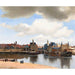 Reproductie van het schilderij Vue de Delft - Johannes Vermeer