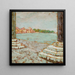 View of the Piazzetta in Venice - Jan Bohuszewicz — framed artwork on a wall