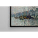 Reproductie van het schilderij Vue de la Prins Hendrikkade et du Kromme Waal à Amsterdam - Claude Monet