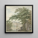 Vue de la maison de Luxembourg à Maarssen sur la Vecht - Hermanus Petrus Schouten — ingelijst kunstwerk aan de muur