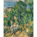 Reproductie van het schilderij Vue de la mer L'Estaque van Paul Cézanne | Reproduction