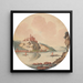 Vue van het kasteel Rheinfels aan de Rijn - Jan van Call — wandpresentatie van het kunstwerk