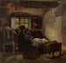 Interior view painting of a Uusimaa living room - Albert Edelfelt — artwork view