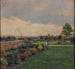 Vue genomen vanuit het Pommery Park in 1894 - Émile Barau — weergave van het kunstwerk