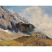 Reproductie van het schilderij Uitzicht op de Mainzer Hütte, Hohen Tauern met de Großen Wiesbachhorn op de achtergrond - Marie Egner