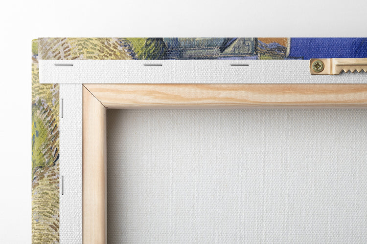 Achteraanzicht – houten frame