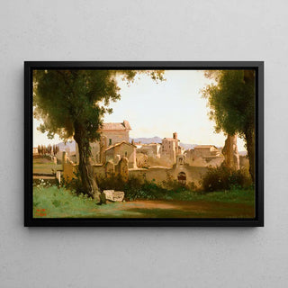 Uitzicht vanaf de Farnese-tuinen, Rome - Jean-Baptiste Camille Corot