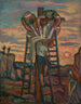 van de Kruisafname II - Wacław Wśowicz — weergave van het kunstwerk
