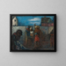 Ongeval - Wacław Wśowicz — ingelijst kunstwerk aan de muur