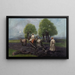 Labourage - Władysław Bocza-Rutkowski — ingelijst kunstwerk aan de muur