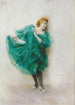Een danseres - Władysław Podkowiński — weergave van het kunstwerk
