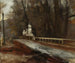 Pont with the Sobieski statue at Agrykola - Władysław Podkowiński — artwork view