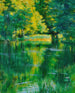 Lac dans un parc - Władysław Podkowiński — weergave van het kunstwerk