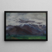 Wolken boven de vlakte onder de Tatra-bergen - Władysław Ślewiński — ingelijst kunstwerk aan de muur