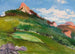 Landschap met roze bergtoppen - Władysław Ślewiński — weergave van het kunstwerk