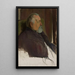 Portret schilderij mannelijk - Władysław Ślewiński — ingelijst kunstwerk aan de muur