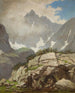 van Refuge sous roche du révérend Stolarczyk dans les Tatras - Walery Eljasz-Radzikowski — weergave van het kunstwerk