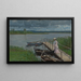 Ponton aan Kölpinsee op Usedom - Walter Conz — ingelijst kunstwerk aan de muur