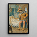 Doornroosje - Walter Crane — ingelijst kunstwerk aan de muur