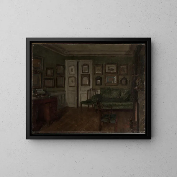 an interior - Walter Gay — framed artwork on a wall