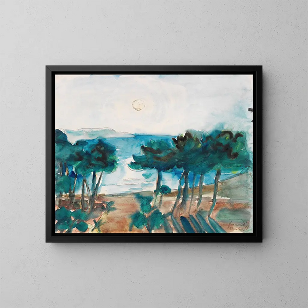 Cavalaire - Walter Gramatt — framed artwork on a wall