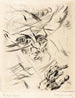 van La Grosse Angst La Grande Angoisse - Walter Gramatté — weergave van het kunstwerk