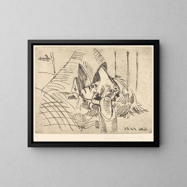 Sonia - Walter Gramatt — framed artwork on a wall