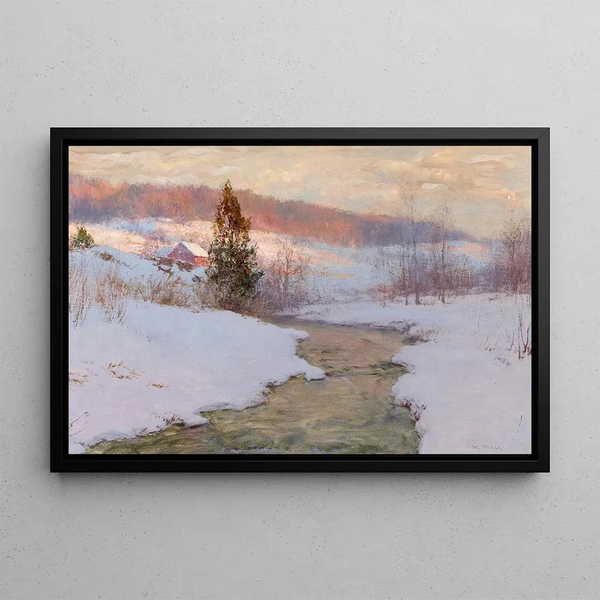 Ruisseau des hauteurs - Walter Launt Palmer — framed artwork on a wall