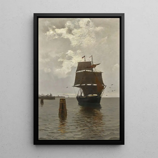 Walter Leistikow - Sailing Ships On The Baltic Sea.webp