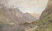 Groot fjordlandschap schilderij - Walter Moras — weergave van het kunstwerk