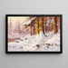 Winter II - Walter Moras — ingelijst kunstwerk aan de muur