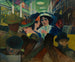 Le Métro - Walter Pach — weergave van het kunstwerk