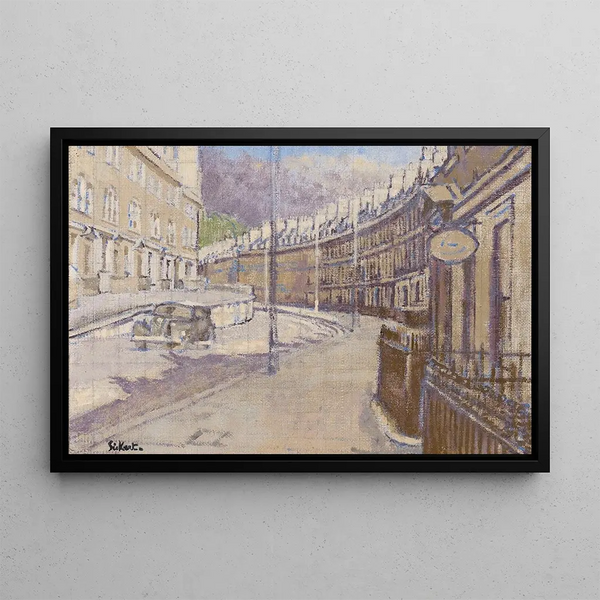 Les vignes Bath - Walter Richard Sickert — framed artwork on a wall