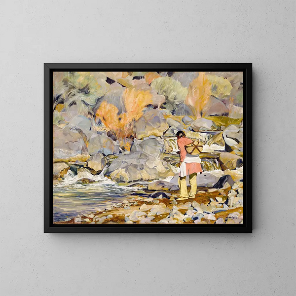 Après eux - Walter Ufer — framed artwork on a wall