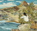 Op de Rio Grande - Walter Ufer — weergave van het kunstwerk