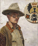 Self-portrait Painting - Walter Ufer — artwork view