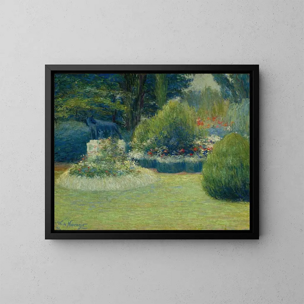 Gray Day Painting - Walter de Navazio — framed artwork on a wall