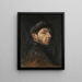 Self-portrait - Walter de Navazio — framed artwork on a wall