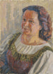 Dame in traditioneel kostuum - Walther Gamerith — weergave van het kunstwerk