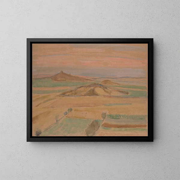 Heilig landschap - Walther Gamerith — ingelijst kunstwerk aan de muur