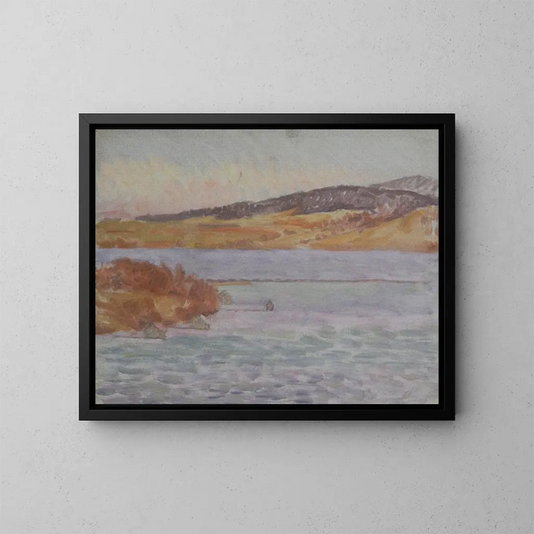 Rivage - Walther Gamerith — ingelijst kunstwerk aan de muur