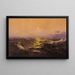 De Ruwe Zee - Warren Sheppard — ingelijst kunstwerk aan de muur